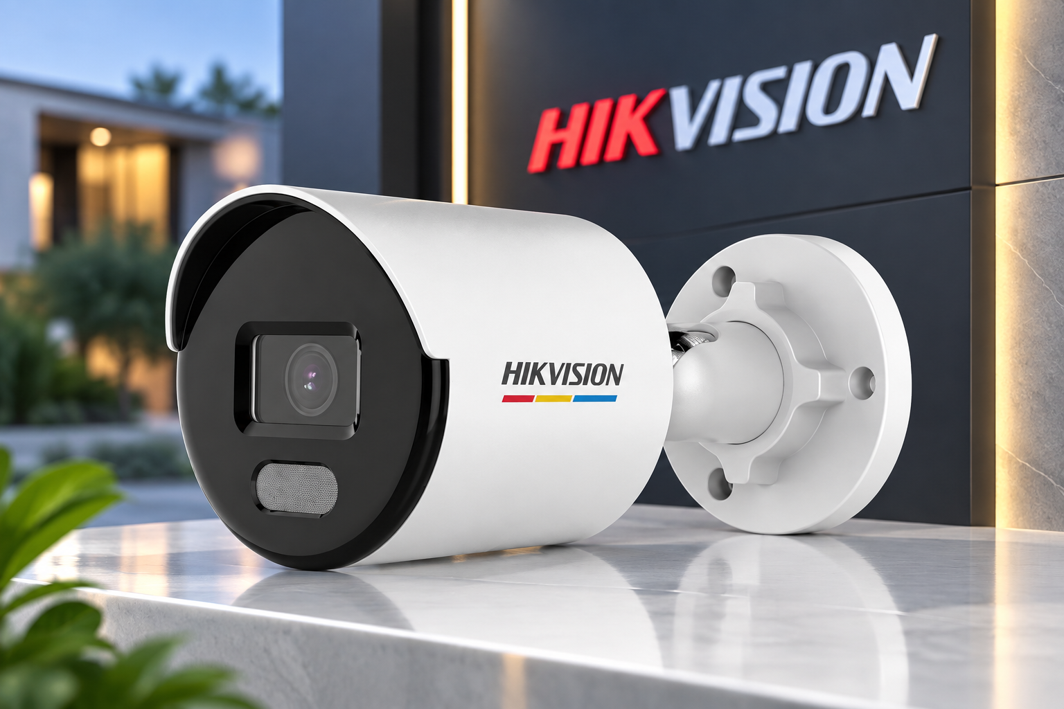 4 MP ColorVu with Smart Hybrid Light Fixed Bullet Network Camera